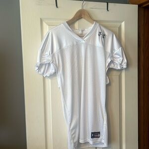 Football white practice jersey